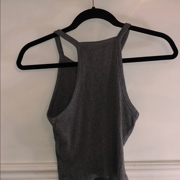 Gray Abercrombie tank-top - Picture 3 of 4